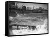 Morecambe Storm-null-Framed Stretched Canvas