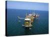 Morecombe Bay Gas Field, England, United Kingdom-Nick Wood-Stretched Canvas