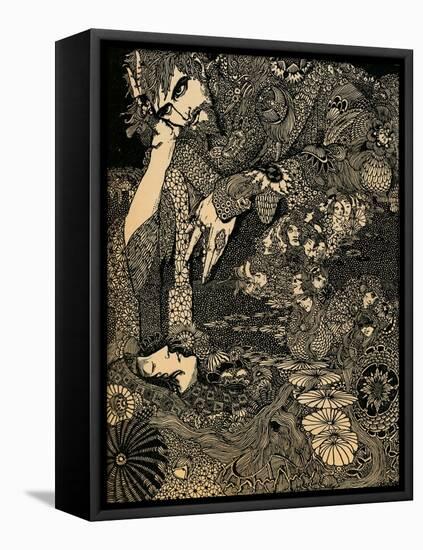 'Morella', c1920-Harry Clarke-Framed Stretched Canvas