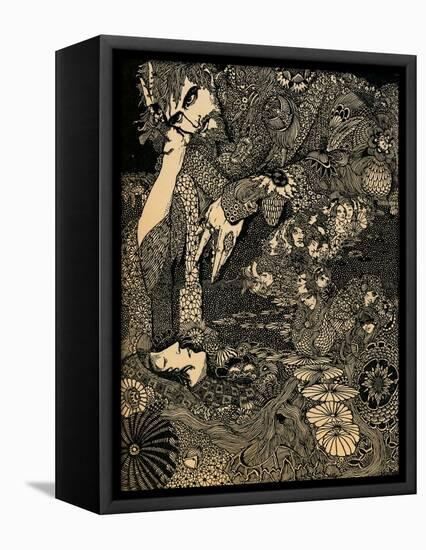 'Morella', c1920-Harry Clarke-Framed Stretched Canvas