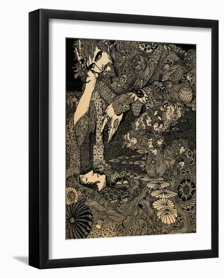 'Morella', c1920-Harry Clarke-Framed Giclee Print