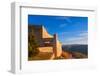 Morella in Castellon Maestrazgo Castle Fort at Spain-holbox-Framed Photographic Print