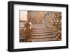 Morella in Maestrazgo Castellon Village Masonry Stairs at Spain-holbox-Framed Photographic Print