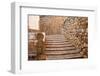 Morella in Maestrazgo Castellon Village Masonry Stairs at Spain-holbox-Framed Photographic Print