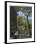 Morenia Poppigiana and Forest-null-Framed Giclee Print