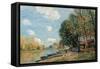 Moret, 1877-Alfred Sisley-Framed Stretched Canvas