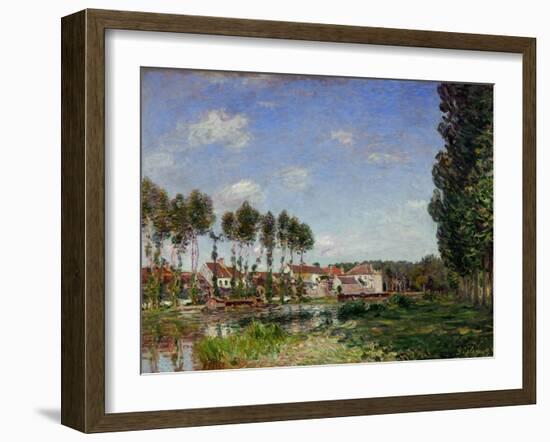 Moret, Bords du Loing, France (1892) RF 2024.-Alfred Sisley-Framed Giclee Print