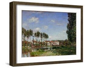 Moret, Bords du Loing, France (1892) RF 2024.-Alfred Sisley-Framed Giclee Print