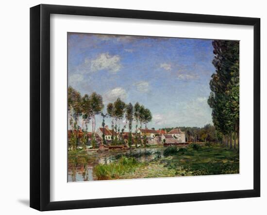 Moret, Bords du Loing, France (1892) RF 2024.-Alfred Sisley-Framed Giclee Print