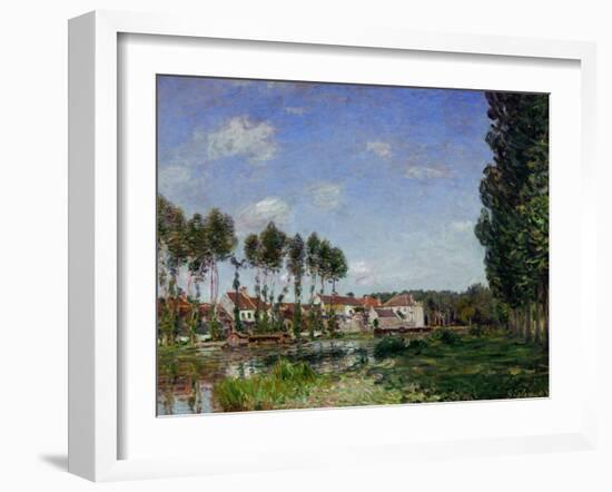 Moret, Bords Du Loing, France-Alfred Sisley-Framed Giclee Print