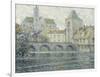 Moret Landscape, the Bridge; Paysage Moret, Le Pont, 1918-Henri Eugene Augustin Le Sidaner-Framed Giclee Print