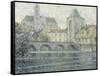 Moret Landscape, the Bridge; Paysage Moret, Le Pont, 1918-Henri Eugene Augustin Le Sidaner-Framed Stretched Canvas
