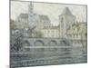 Moret Landscape, the Bridge; Paysage Moret, Le Pont, 1918-Henri Eugene Augustin Le Sidaner-Mounted Giclee Print