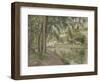 Moret, le canal du Loing (Seine et Marne) ou Chemin de halage à Saint Mammès-Camille Pissarro-Framed Giclee Print