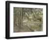 Moret, le canal du Loing (Seine et Marne) ou Chemin de halage à Saint Mammès-Camille Pissarro-Framed Giclee Print