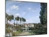 Moret, on the Banks of the Loing, 1892-Alfred Sisley-Mounted Giclee Print