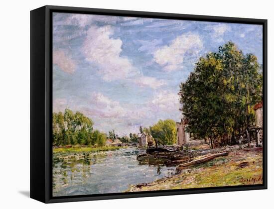 Moret-Sur-Loing, 1885-Alfred Sisley-Framed Stretched Canvas