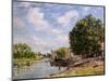 Moret-Sur-Loing, 1885-Alfred Sisley-Mounted Giclee Print