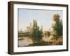 Moret-Sur-Loing (Oil on Canvas)-Francois Antoine Leon Fleury-Framed Giclee Print