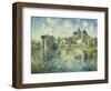 Moret-Sur-Loing, the Bridge and the Church; Moret-Sur-Loing, Le Pont Et L'Eglise, C.1935-Gustave Loiseau-Framed Giclee Print