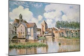 Moret-Sur-Loing, the Porte De Bourgogne, 1891-Alfred Sisley-Mounted Giclee Print