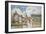 Moret-Sur-Loing, the Porte De Bourgogne, 1891-Alfred Sisley-Framed Giclee Print