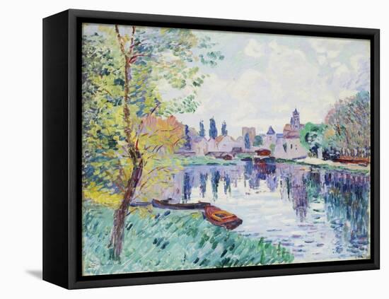 Moret-Sur-Loing-Armand Guillaumin-Framed Stretched Canvas