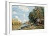 Moret. the Banks of the River Loing, 1885-Alfred Sisley-Framed Giclee Print
