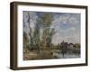 Moret, View of the Loing, Afternoon in May-Alfred Sisley-Framed Giclee Print