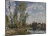 Moret, View of the Loing, Afternoon in May-Alfred Sisley-Mounted Giclee Print