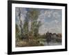 Moret, View of the Loing an Afternoon in May; Moret, Vue Du Loing, Apres-Midi De Mai-Alfred Sisley-Framed Giclee Print