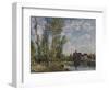Moret, View of the Loing an Afternoon in May; Moret, Vue Du Loing, Apres-Midi De Mai-Alfred Sisley-Framed Giclee Print