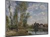 Moret, View of the Loing an Afternoon in May; Moret, Vue Du Loing, Apres-Midi De Mai-Alfred Sisley-Mounted Giclee Print