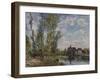 Moret, View of the Loing an Afternoon in May; Moret, Vue Du Loing, Apres-Midi De Mai-Alfred Sisley-Framed Giclee Print