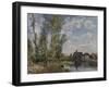 Moret, View of the Loing an Afternoon in May; Moret, Vue Du Loing, Apres-Midi De Mai-Alfred Sisley-Framed Giclee Print