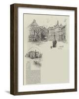 Moreton Hall in Cheshire-Herbert Railton-Framed Giclee Print