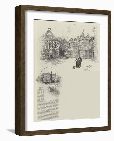 Moreton Hall in Cheshire-Herbert Railton-Framed Giclee Print