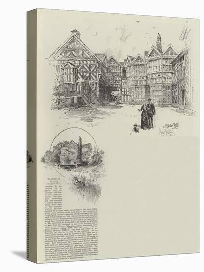 Moreton Hall in Cheshire-Herbert Railton-Stretched Canvas