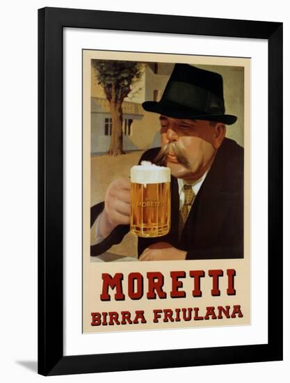 Moretti Birra Friulana-null-Framed Art Print