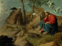 Christ in the Wilderness, c.1515-20-Moretto da Brescia-Laminated Giclee Print