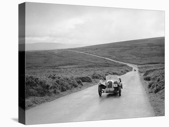 Morgan 3 wheeler of AS Pratt, winner of a silver award at the MCC Torquay Rally, July 1937-Bill Brunell-Stretched Canvas