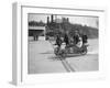 Morgan and Crouch cars on the start line of a motor race, Brooklands, 1914-Bill Brunell-Framed Photographic Print