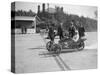 Morgan and Crouch cars on the start line of a motor race, Brooklands, 1914-Bill Brunell-Stretched Canvas