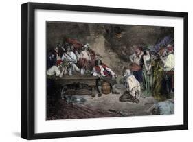 Morgan at Porto Bello, from 'Buccaneers and Marooners of the Spanish Main'-Howard Pyle-Framed Giclee Print