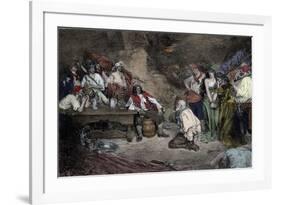 Morgan at Porto Bello, from 'Buccaneers and Marooners of the Spanish Main'-Howard Pyle-Framed Giclee Print