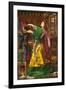 Morgan-Le-Fay, 1864 (Oil on Wood)-Anthony Frederick Augustus Sandys-Framed Giclee Print