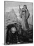 Morgan Le Fay Casts Spell on Merlin-Henry Ryland-Stretched Canvas