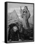 Morgan Le Fay Casts Spell on Merlin-Henry Ryland-Framed Stretched Canvas