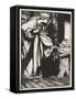 Morgan Le Fay's Treason-Arthur Rackham-Framed Stretched Canvas
