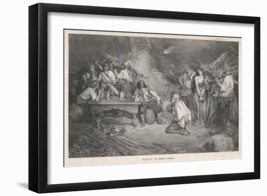 Morgan Sacks Porto Bello-Howard Pyle-Framed Art Print